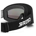 Miniatyrbillede 4 af 4: Briko Pulse Skibriller Sort Green Mirror/CAT3