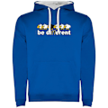 Miniatyrbillede 1 af 4: Kruskis Be Different Dive Two-colour Hættetrøje Blå 3XL Mand