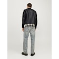 Miniatyrbillede 2 af 7: Jack & Jones Dylan Clean Læderjakke Sort 2XL Mand