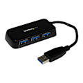 Miniatyrbild 1 av 2: Startech Portable 4 Port Mini Usb 3.0 Hub Svart