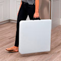 Miniatyrbillede 6 af 8: Lifetime Ultra-resistent Foldebord 122x61x56-91.5 Cm Uv100 Hvid,Sort