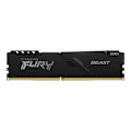 Miniatyrbillede 3 af 10: Kingston Ram-hukommelse Kf432c16bbk2/16 16gb 2x8gb Ddr4 3200mhz Sort