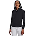 Miniatyrbillede 1 af 5: Under Armour Golf Halv Lynlå Sweatshirt Playoff Sort L Kvinde