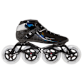 Miniatyrbillede 1 af 5: Powerslide Dragon Black 100 Inline-skøjter  EU 41