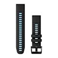 Miniatyrbillede 1 af 2: Garmin Silikone Urrem Quickfit® 22 Mm Sort,Søvfarvet