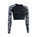 Miniatyrbillede 1 af 3: Ion Kvinde Langærmet Rashguard Rashguard Shorty Sort L