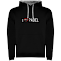 Miniatyrbillede 1 af 4: Kruskis Hættetrøje I Love Padel Bicolor  2XL Mand