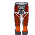 Pikkukuva 1 / 2: X-bionic Energy Accumulator 4.0 3/4 Leggingsit Oranssi XL Mies