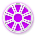 Miniatyrbillede 2 af 4: Kicker Led Subwoofer Gitter Kmf 12´´ Hvid,Sort