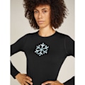 Miniatyrbillede 5 af 7: Icebreaker Merino 200 Oasis Protect Our Winters Langærmet Baselayer Sort L Kvinde