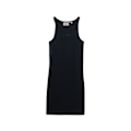 Miniatyrbillede 3 af 4: Superdry Embroidered Rib Racer ærmeløs Kort Kjole Sort 2XS Kvinde
