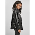 Miniatyrbillede 4 af 8: Urban Classics S Faux Leather Over Skjorte Sort L Kvinde