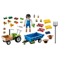 Miniatyrbild 1 av 5: Playmobil Med Trailer Tractor Silver