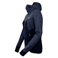 Miniatyrbillede 5 af 7: Salewa Fleece Med Hætte Puez Hybrid Polarlite Blå XL Kvinde