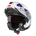 Miniatyrbillede 5 af 7: Schuberth C5 Globe Modulær Hjelm Blå 3XL