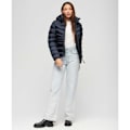 Miniatyrbillede 6 af 6: Superdry Fuji Quilt Padded Jakke Sort XL Kvinde