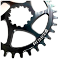 Miniatyrbillede 2 af 2: Lola Boost Direct Mount Oval Kæde-ring 3 Mm Offset Søvfarvet 30t
