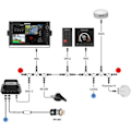 Miniatyrbillede 2 af 3: Simrad Autopilot Controller Op12 Sort