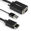 Miniatyrbillede 1 af 2: Startech Adapter Vga To Hdmi 2 M (6.6 Ft.) Sort