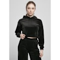 Miniatyrbillede 1 af 3: Urban Classics Cropped Velvet Oversized Big Sweatshirt Sort 4XL Kvinde