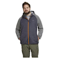 Miniatyrbillede 1 af 5: Jack & Jones Multi Quilted Plus Size Jakke Grå 2XL Mand