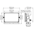 Miniatyrbillede 2 af 2: Navico Multifunktions Display Nsx Simrad 3007 7´´ Transparent 220 x 157 x 110 mm