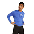 Miniatyrbillede 1 af 4: Icebreaker Merino 200 Oasis Ruapehu Round Langærmet Baselayer Blå L Mand
