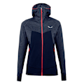 Miniatyrbillede 3 af 7: Salewa Fleece Med Hætte Puez Hybrid Polarlite Blå XL Kvinde