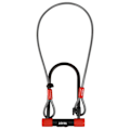 Miniatyrbillede 2 af 10: Zefal U-lås Med Kabel K-traz U13 Søvfarvet 230 x 115 x 13 mm / 10 x 1200 mm