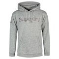 Miniatyrbillede 1 af 3: Superdry Hættetrøje Core Logo Source Grå S Mand