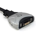 Miniatyrbillede 1 af 3: Level One Automatisk Skrivebordsskift Kvm-0260 Dvi / Usb Sort