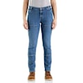 Miniatyrbillede 1 af 4: Carhartt Jeans Med Afslappet Pasform Double Front Straight Blå 40 / Regular
