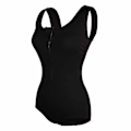 Miniatyrbillede 1 af 3: Funkita Badedragt Zip Front Sort AUS 12 Kvinde