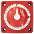Miniatyrbillede 3 af 4: Blue Sea Systems Mini Battery Switch Dual Circuit Rød