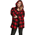 Pikkukuva 6 / 10: Urban Classics Takki Oversized Check Punainen 2XL Nainen