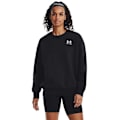 Miniatyrbillede 1 af 6: Under Armour Sweatshirt Essential Fleece Os Crew Sort XS Kvinde