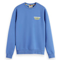 Miniatyrbillede 1 af 3: Scotch & Soda Sweatshirt Front Back Boating Artwork Blå L Mand