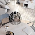 Miniatyrbillede 3 af 6: Creative Cables Tekstil Hængende Lampe Ghostbell Xl 1.2 M Sort