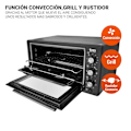 Miniatyrbillede 3 af 10: Tm Electron Rotisserie Varmluftsovn Tmpho045 45l 1400w Søvfarvet