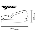 Miniatyrbillede 3 af 3: Barkbusters Vps Mx/enduro Honda Bb-vps-007-01-ye Håndbeskytter Gul