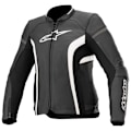Miniatyrbillede 1 af 2: Alpinestars Stella Kira V2 Læderjakke Sort 38 Kvinde