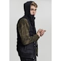 Miniatyrbillede 1 af 7: Urban Classics Vest Bubble Hooded Sort M Mand