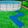 Miniatyrbild 3 av 5: Intex Poolgolvskydd Blå 50 x 50 x 1 cm