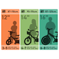 Pikkukuva 4 / 4: Dino Bikes Dino Trex 16´´ Pyörä Musta 5-7 Years Poika