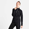 Miniatyrbillede 3 af 4: Odlo Besso 1/2 Lynlås Fleece Sort M Kvinde