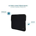 Miniatyrbillede 3 af 5: Mobilis Laptop Taske Memfoam 14´´ Sort