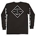 Miniatyrbillede 4 af 4: Salty Crew Langærmet T-shirt Tippet Premium Sort M Mand