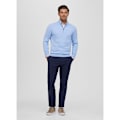 Miniatyrbillede 4 af 4: FaÇonnable Cosilk Halv Lynlås Sweater Blå L Mand