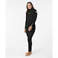 Pikkukuva 3 / 3: Rip Curl Pitkähihainen Rintavetoketjullinen Neopreenipuku D/patrol 3/2 Mm Perf Musta 4