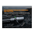 Miniatyrbillede 10 af 10: Fenix Led Lommelygte Fnx Pd40r V2.0 3000 Lumens Sort